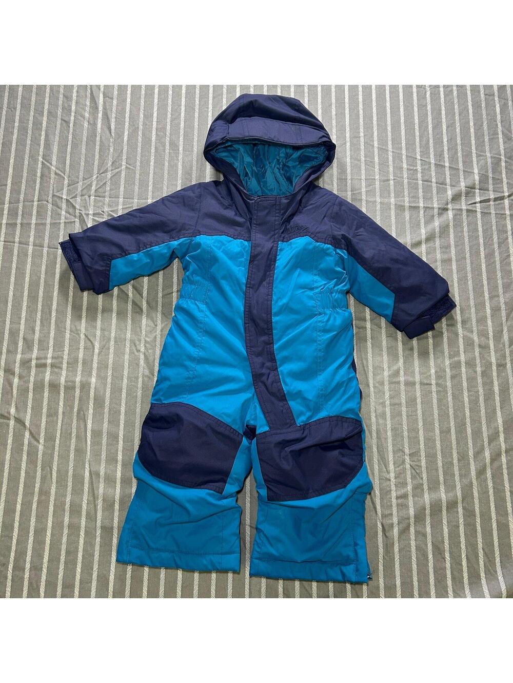 L.L.Bean Infants' 6-12 month Cold Buster Snowsuit in the blue colorway